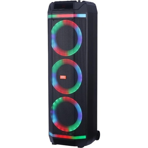 اسپیکر بلوتوثی ایستاده ZQS-8316 سه باند ۸ اینچ با نورپردازی RGB 75 وات توان خروجی