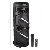 اسپیکر بلوتوثی ایستاده ZQS-8233 مدل چرخدار با دو ووفر 8 اینچ - موبو سنتر