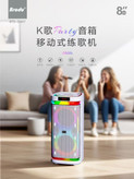 اسپیکر حرفهای برودو مدل BTS 2407 با رقص نور RGB - موبو سنتر