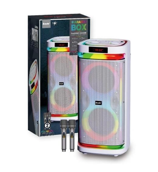 اسپیکر حرفهای برودو مدل BTS 2407 با رقص نور RGB - موبو سنتر