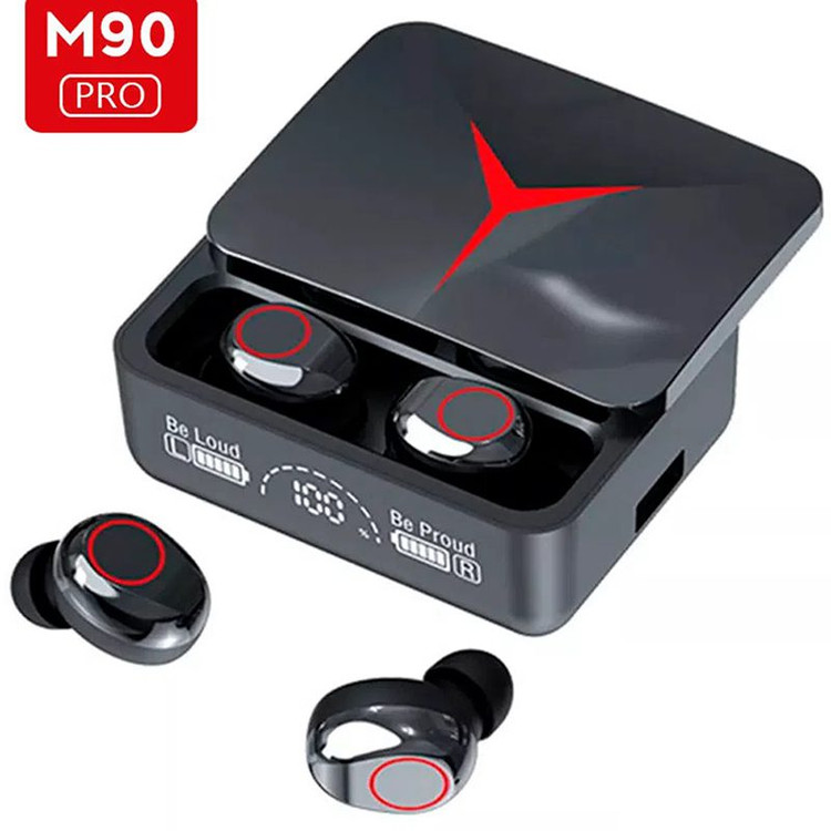 ایرپاد M90 Pro | هندزفری بلوتوثی M90 پرو گیمینگ با نمایشگر LED و Type-C