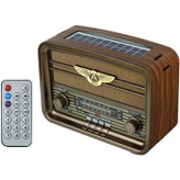 رادیو اسپیکر خورشیدی گولون مدل RX-BT939SQ بلوتوثی با ریموت کنترل