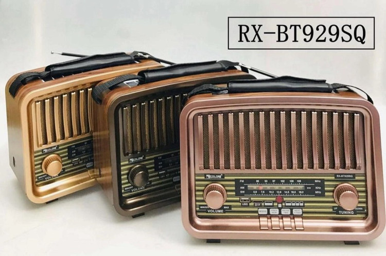 رادیو اسپیکر خورشیدی گولون مدل RX-BT929SQ بلوتوثی با ریموت کنترل